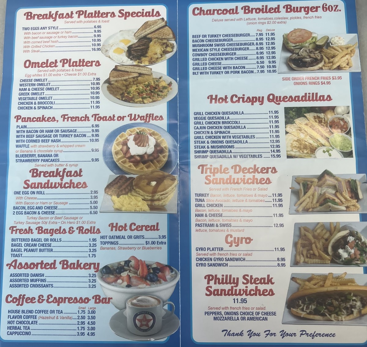 North Star Cafe Menu - Image 1